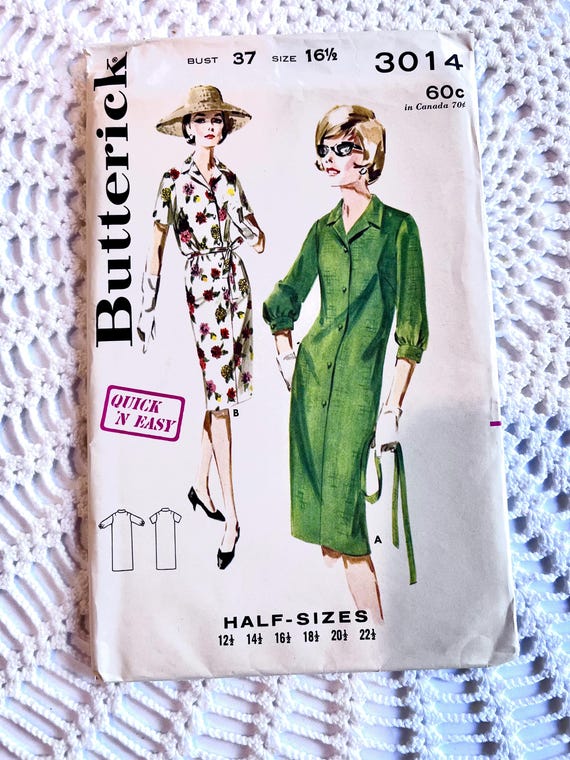 Patron De Couture Butterick - Modèle Neuf Pour Créer Vos Vêtements