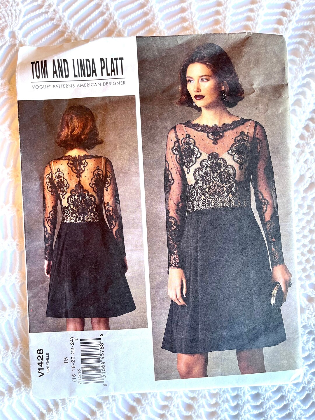Classic 2000s Vogue American Designer 1428 Sewing Pattern by Tom and ...