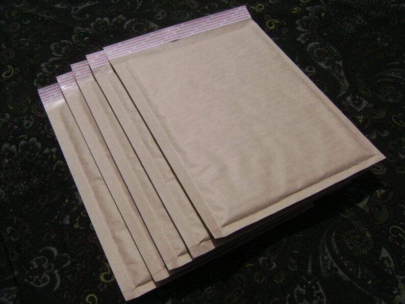Bubble Mailer 50 Brown Kraft 6x9 Self Seal Adhesive Envelopes Etsy