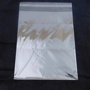 25 Crystal Clear Self 8x10 Seal Adhesive Poly Bags Shiny Water - Etsy