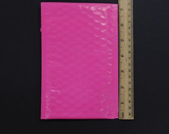 10-100 Hot Pink 4x8 Bubble Mailers Self Seal Adhesive Envelopes Protective Padded Wrap Shipping Mailers 10 25 50 100 Lightweight