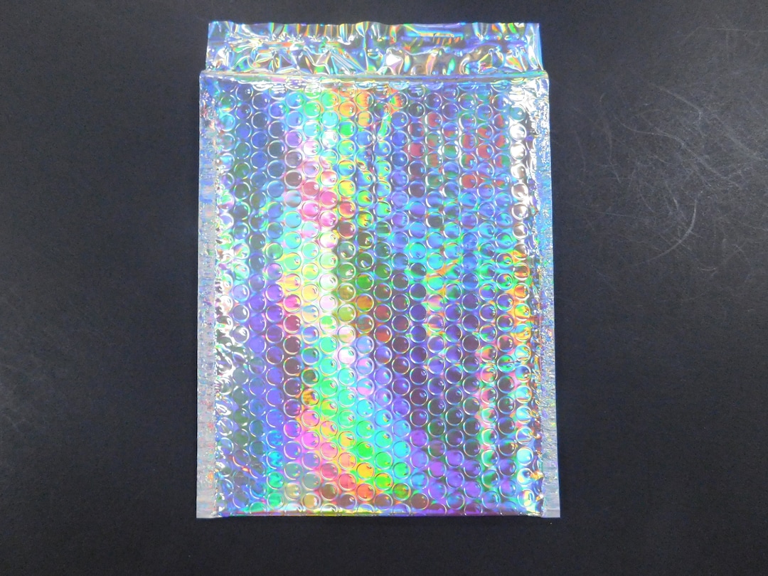 50 Pcs Metallic Bubble Mailers,Holographic Bubble Jamaica - View #7