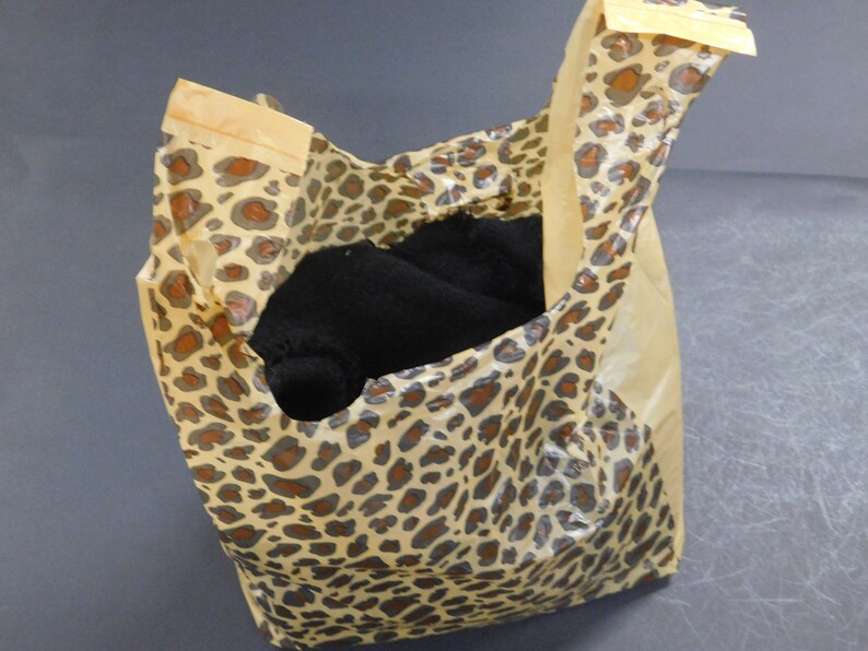 25pcs 8x5x16 LEOPARD Plastic Tshirt Bag Animal Print Party Etsy