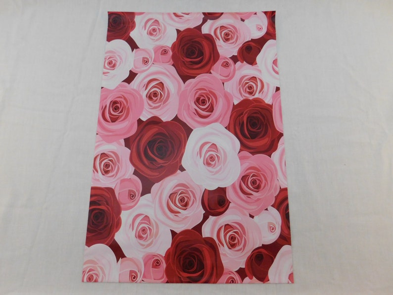 1 1000 Designer Roses 10x13 Poly Mailers Self Seal Adhesive Flat Envelope Bag Shiny Waterproof Shipping Tear Proof Lightweight Pink Red image 2