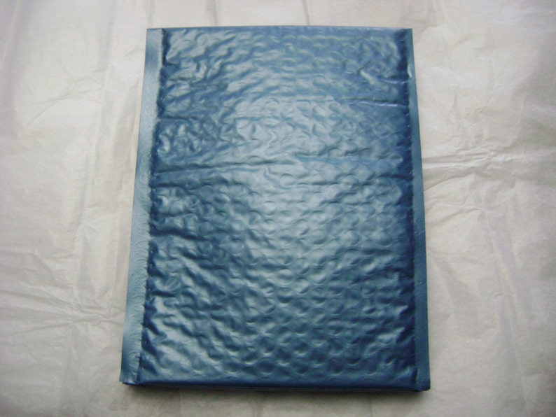 50 4x8 Steel Blue Bubble Mailer Self Seal Adhesive Envelope Protective Padded Wrap Shipping Supply Mailer Sturdy Lightweight 4x7 Inside