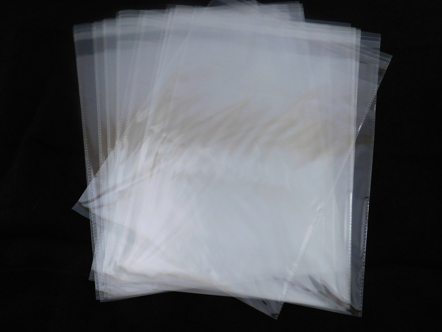 clear transparent plastic bag