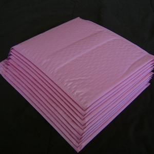 10-100 LIGHT PINK 8.5x11 Bubble Mailer Self Seal Adhesive Envelopes Protective Padded Wrap Shipping Supply 10 25 50 100 Lightweight #2