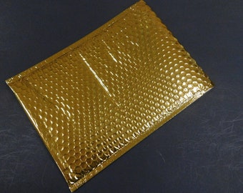 10 ORO 8.5X11 METALLIC Bubble Mailer Self Seal Adhesivo Heavy Duty Envelopes Protective Padded Wrap Shipping Mailer Paper Sturdy
