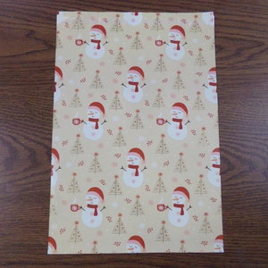 1-1000 Snowman 10x13 Poly Mailer Bag Shipping Gold Christmas Tree Flat Lightweight Sturdy
