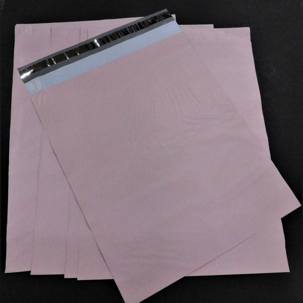 10-100 12x15.5 Light Pink Poly Mailers Self Seal Adhesive Plastic Flat Envelope Water Resistant Shipping Tear Proof Lightweight