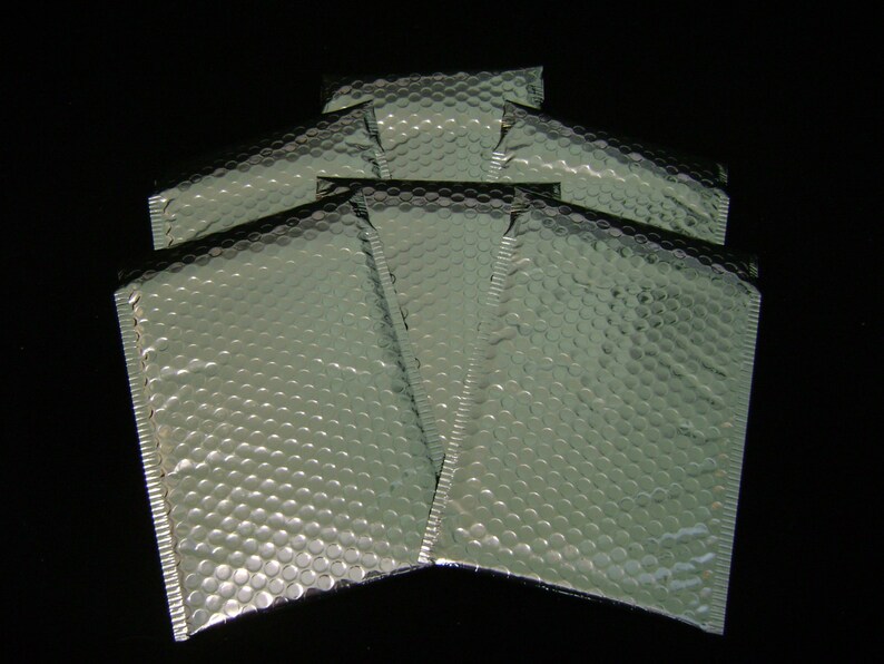 Bubble Mailer 10 Silver Metallic 6x10 Self Seal Adhesive Etsy