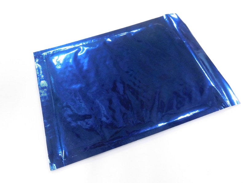 25 BLUE Metallic Bubble Mailer 6x10 Self Seal Adhesive Envelopes Protective Padded Wrap Shipping Supply Mailer Sturdy Lightweight