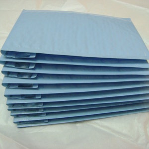 10-100 Light Blue 4x8 Bubble Mailer Self Seal Adhesive Envelopes Protective Padded Wrap Shipping Supply Mailer 10 25 50 100 Lightweight
