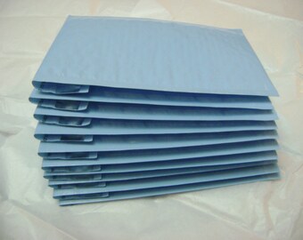 10-100 Light Blue 4x8 Bubble Mailer Self Seal Adhesive Envelopes Protective Padded Wrap Shipping Supply Mailer 10 25 50 100 Lightweight
