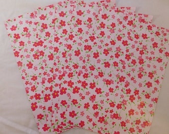 1-100 10x13 Designer Pink Flowers Mailers Self Seal Adhesive Plastic Flat Envelope Water Resistant Shipping Tear Proof Lightweight