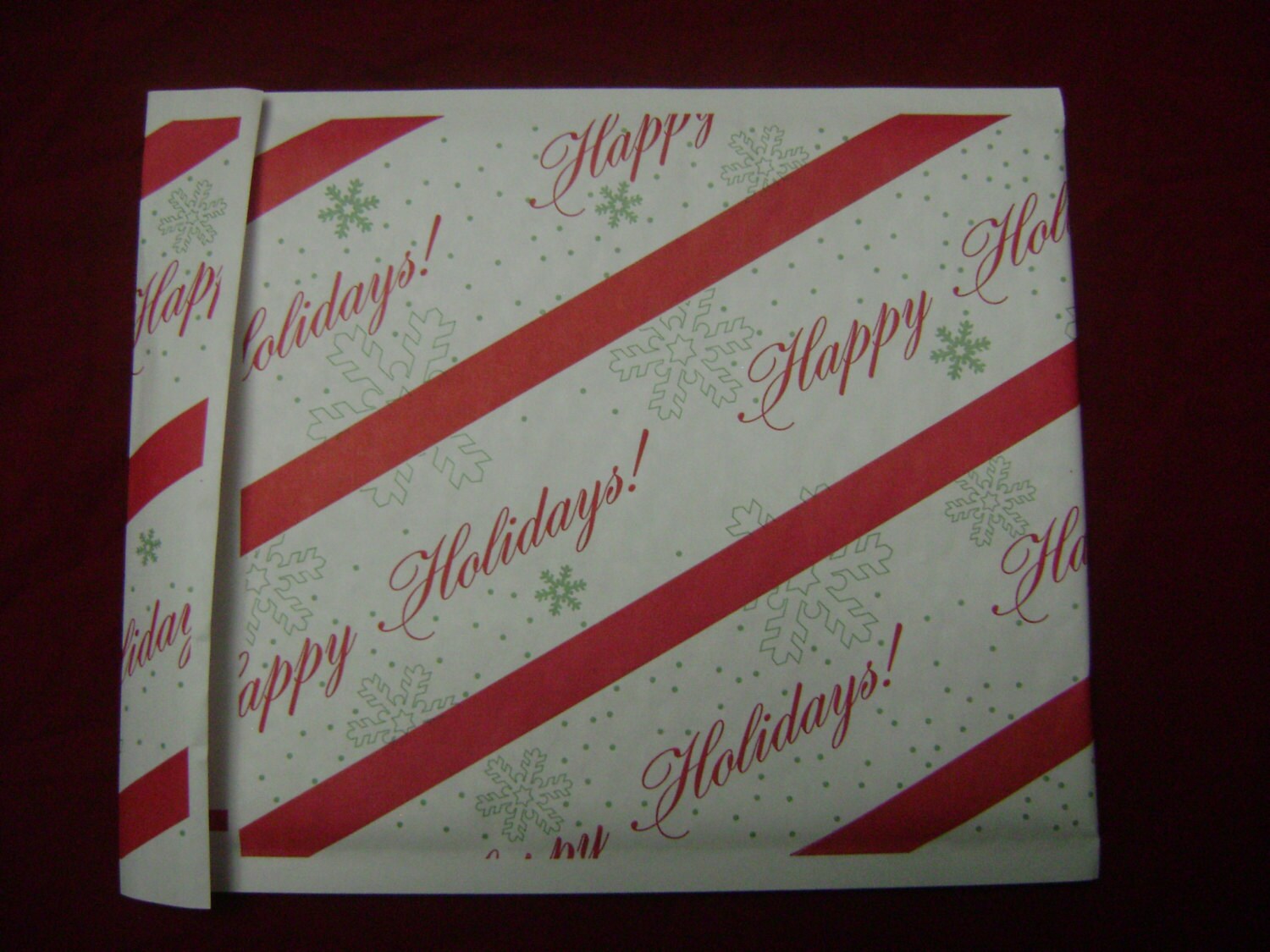 10 8.5x11 Happy Holiday Bubble Mailer Self Seal Adhesive Etsy