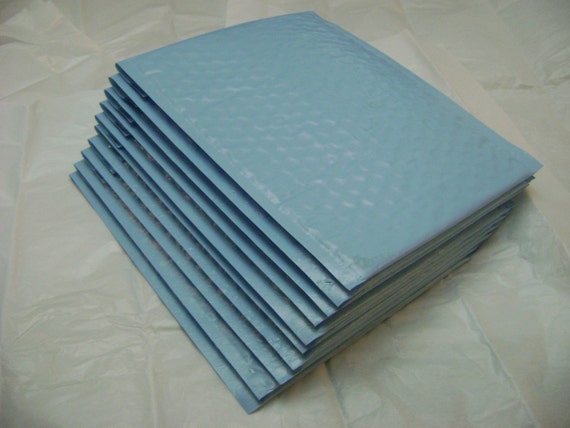 10 6x9 Light Blue Bubble Mailer Self Seal Adhesive Envelop Protective Padded Wrap Shipping Supply Mailer Plastic Sturdy Lightweight