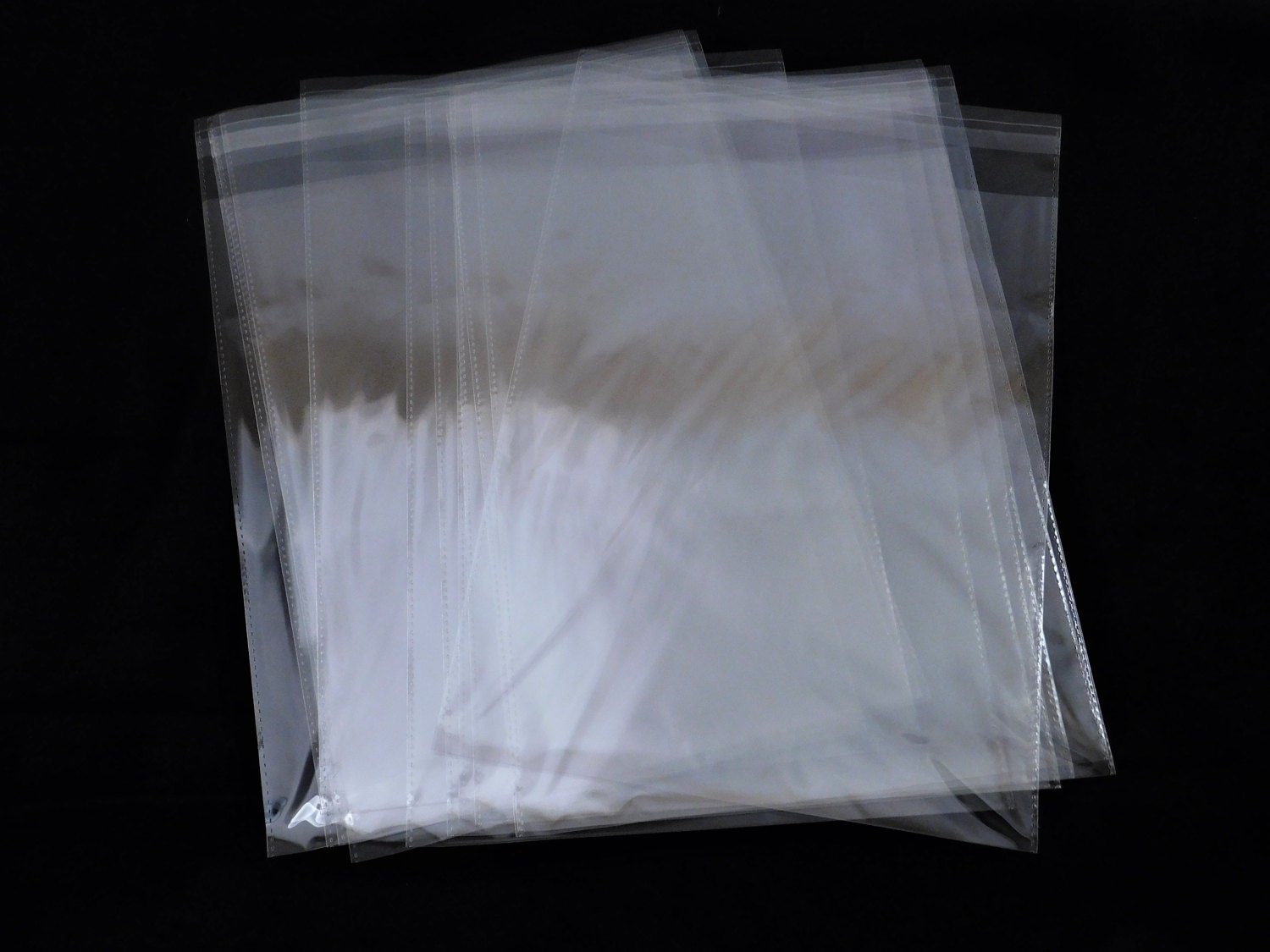 50 Crystal Clear Self 11x15 Seal Adhesive Poly Bags Shiny - Etsy