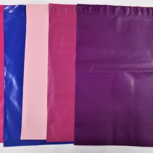 50 CHOOSE YOUR COLOR 12x15.5 Poly Mailers Self Seal Adhesive Plastic Flat Envelope Water Resistant Shipping Tear Proof Lightweight