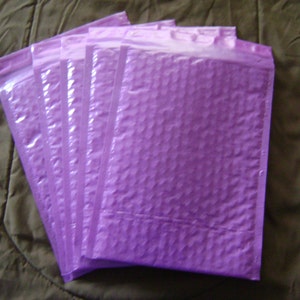 10-300 PURPLE 6x9 Bubble Mailer Self Seal Adhesive Envelop Protective Color Padded  Shipping Supply Mailer Plastic Sturdy Lightweight