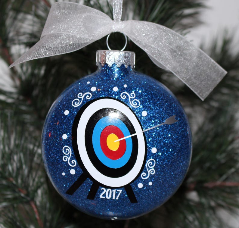 Archery Ornament. Archer Ornament. Archery Christmas Ornament. Etsy