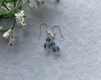 Crystal Blue Earrings