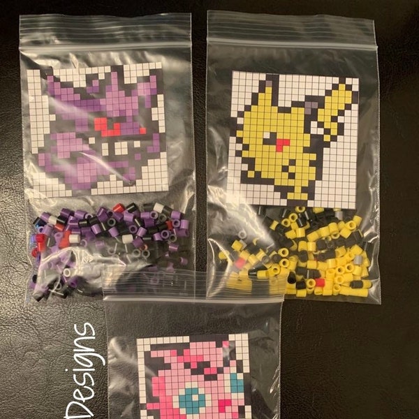 Pokemon Perler Bead DIY Kits - New Designs Added!