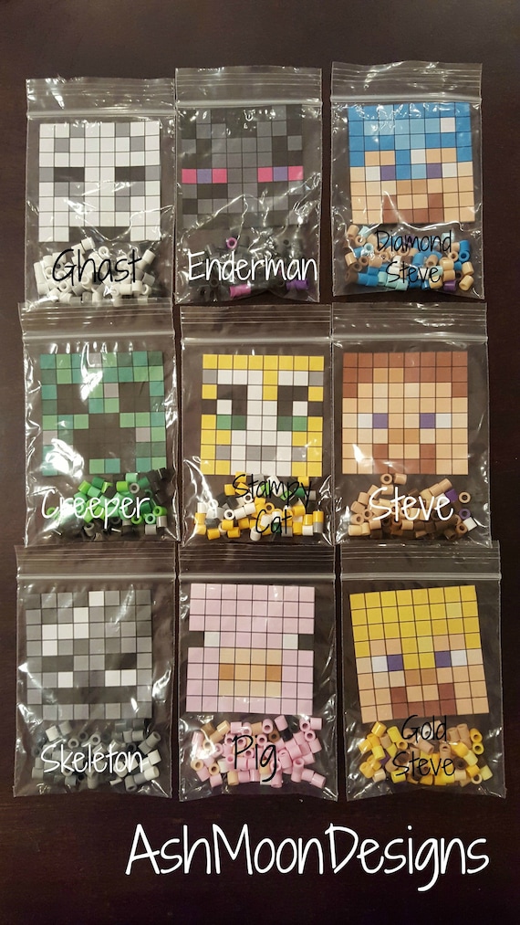 DIY Minecraft Perler Bead Kits New Designs Just Added 