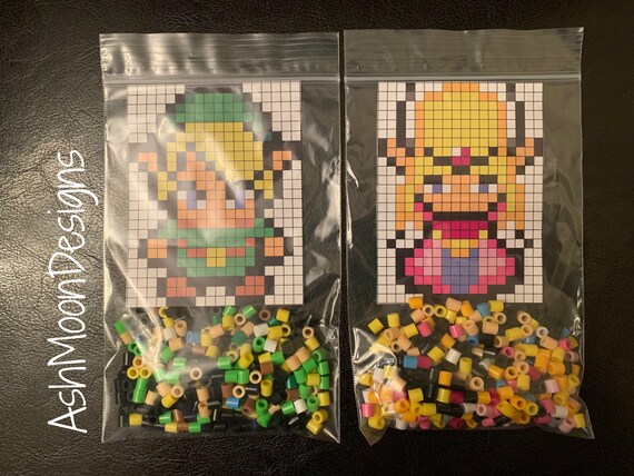 Zelda Link Hylian Shield Navi Tri Force Perler Bead Diy Etsy
