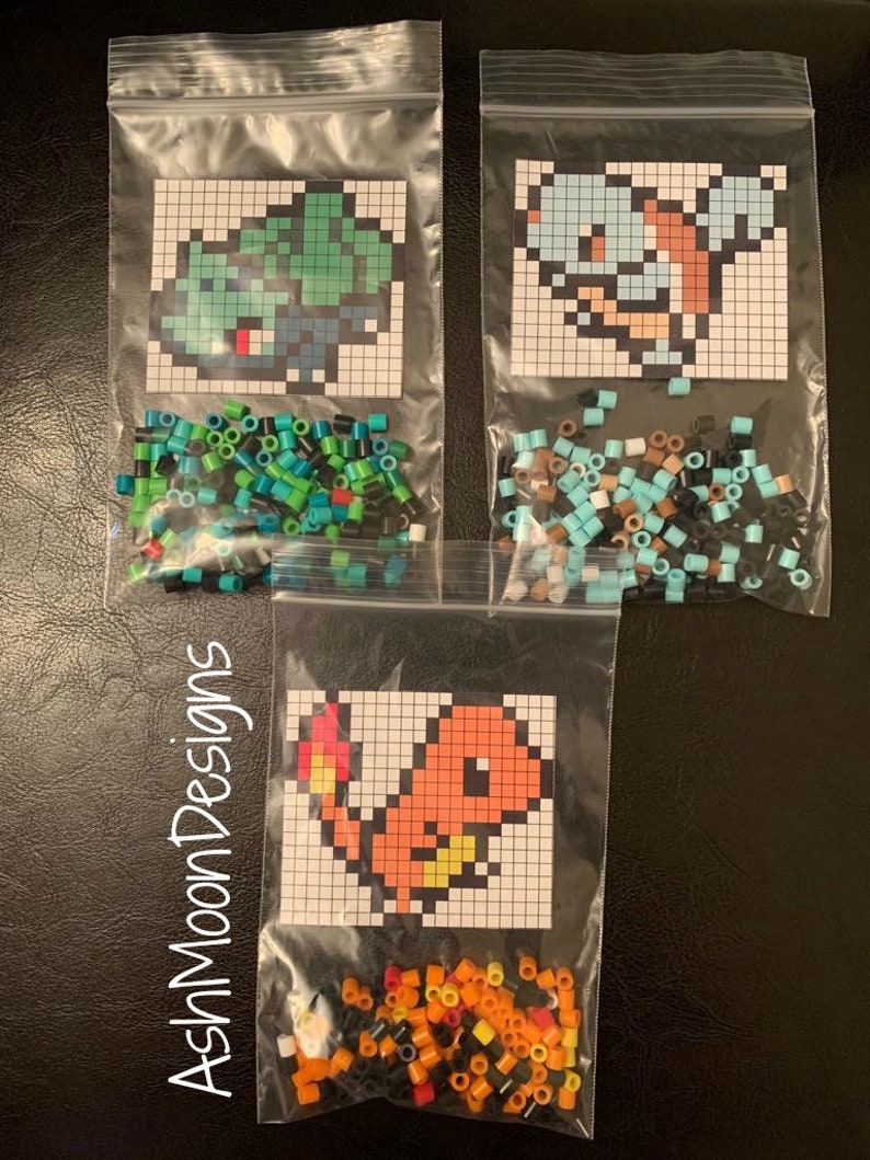 Pokemon Perler Bead DIY Kits New Designs Added Etsy