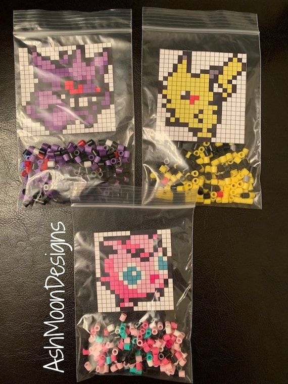 Pokemon Perler Bead DIY Kits New Designs Added 