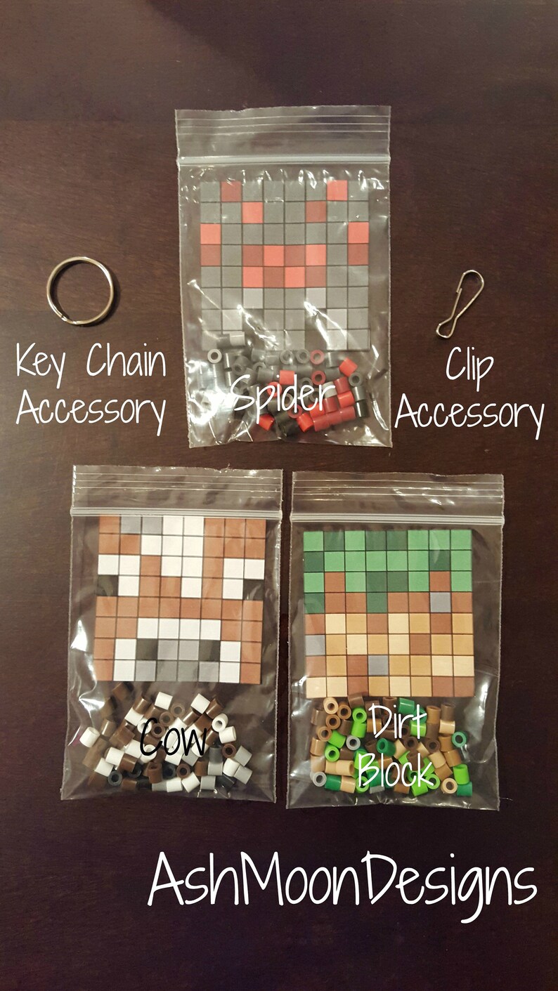 DIY Minecraft Perler Bead Kits Nieuwe ontwerpen net Etsy