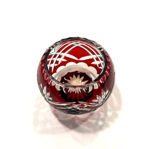 Fifth Avenue Crystal Ruby Red Handcut Bowl