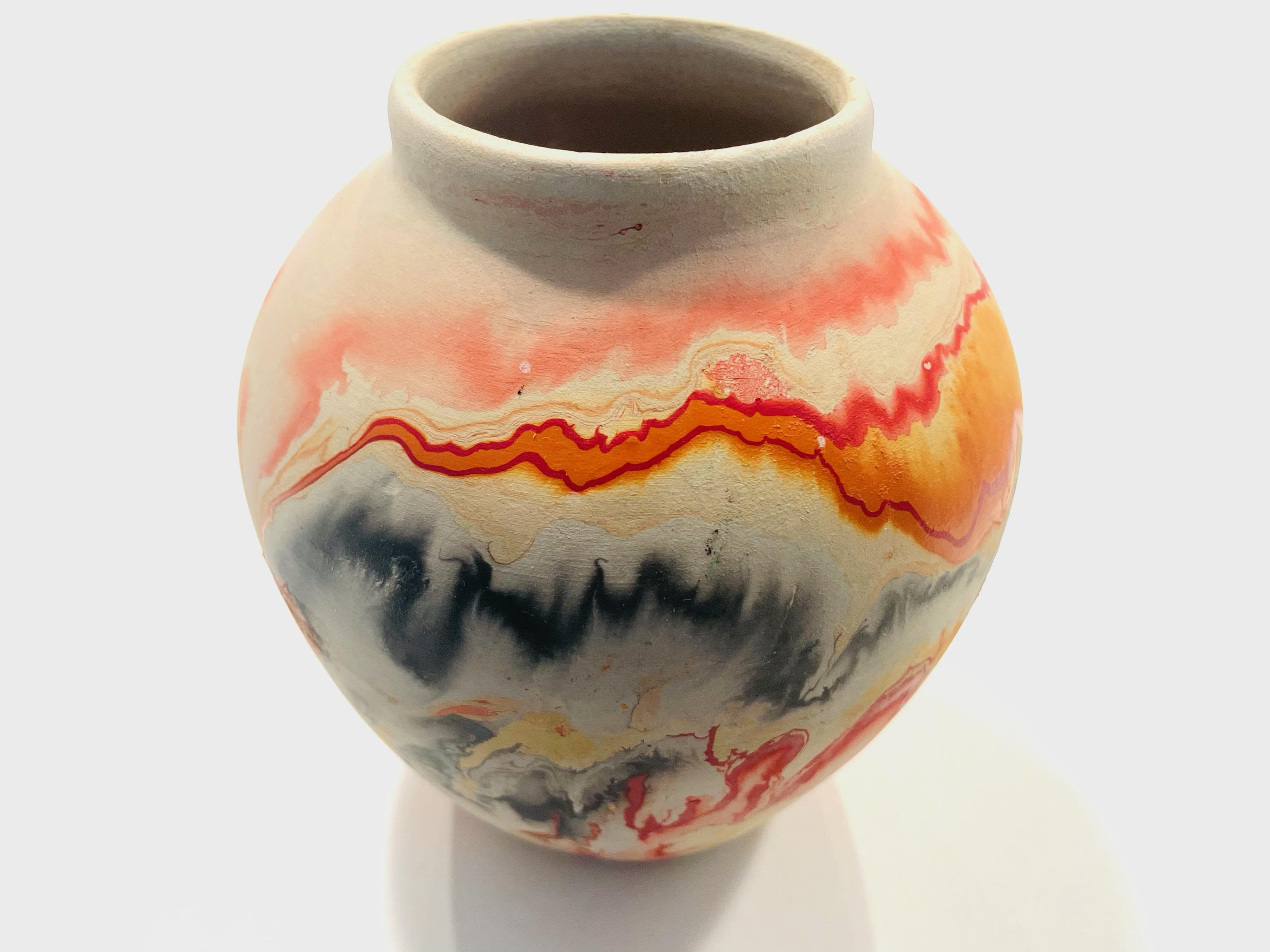 【VINTAGE】 NEMADU POTTERY 陶器　花器 Vintage Nemadji Pottery #4 | ANORM