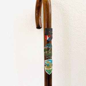 Medaglia souvenir vintage tedesca per bastone da trekking e passeggio, Olimpiadi di Monaco 1972