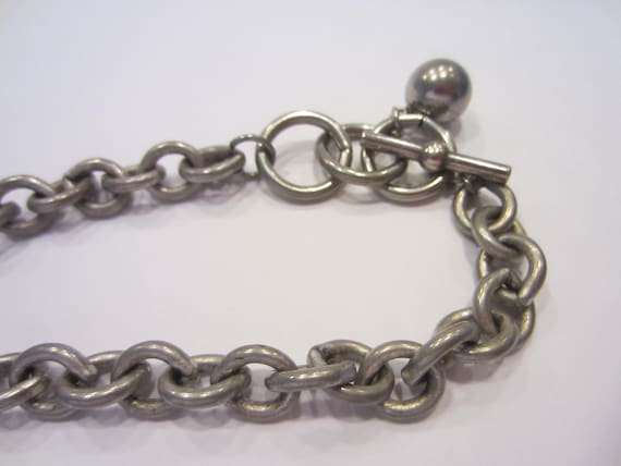 Anne Klein Heart Pendant Chain Silver Metal Neckl… - image 2