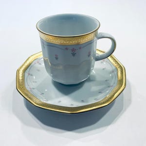 ドイツ製Tirschenreuthデミタスカップ 3個セット 花柄 ドイツ フッ