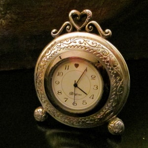 Brighton Miniture Pocket Book Shaped Jewel Embeded Travel Clock Small Brighton Mini Clock - Etsy main image 4