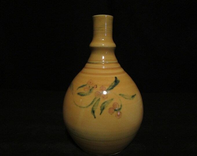 Vintage Lou Pignatier Glazed Ceramic Vase