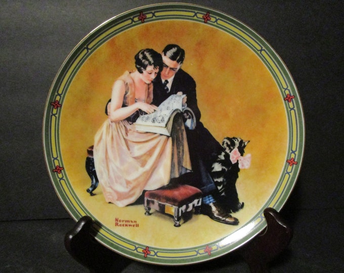 A Couple's Commitment - Vintage Norman Rockwell Collector Plate