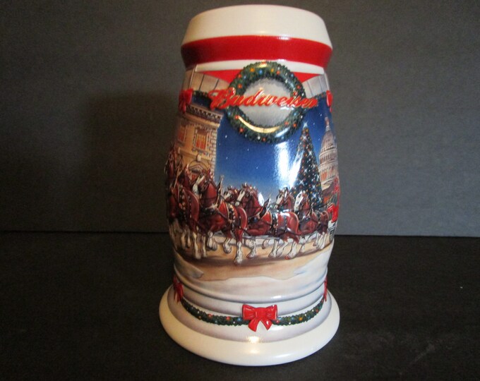 2001 Budweiser "Holiday at the Capitol" Stein