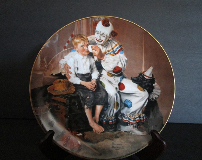 A Traveler's Pal - Vintage Norman Rockwell Collector Plate