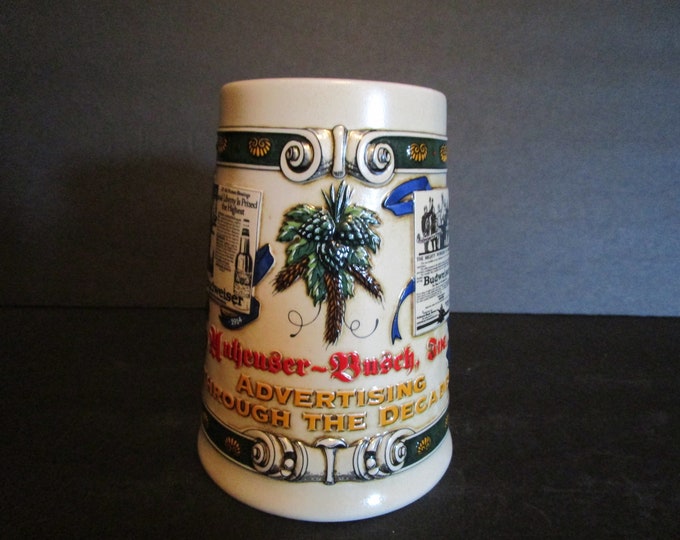 1994 "Advertising Through the Decades" #2- Anheuser-Busch Stein -  1905/1914