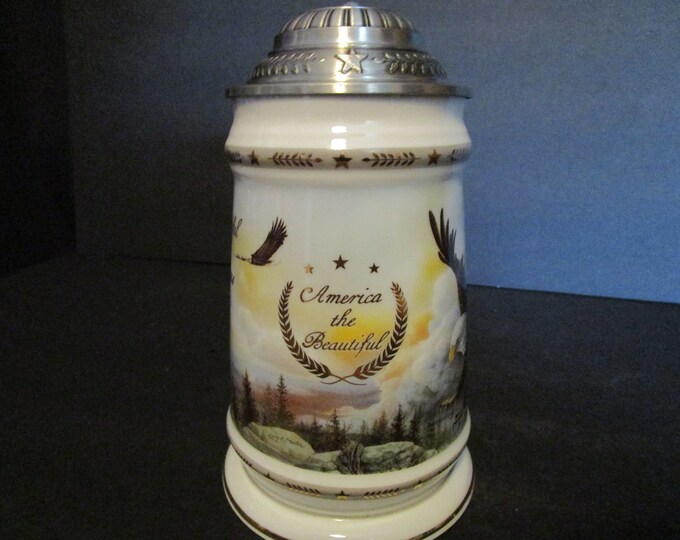 1994 Longton Crown - America the Beautiful Tankard Series - 'Spacious Skies'