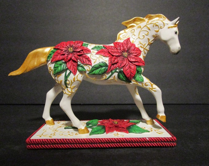 The Trail of Painted Ponies - Poinsettia Pony, Retired