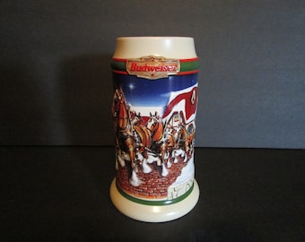 1998 Budweiser "Grant's Farm Holiday" Stein