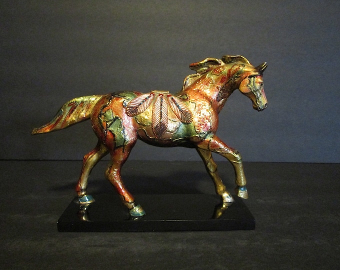 The Trail of Painted Ponies - Golden Feather, Retired