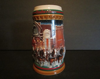 1997 Budweiser "Home for the Holidays" Stein