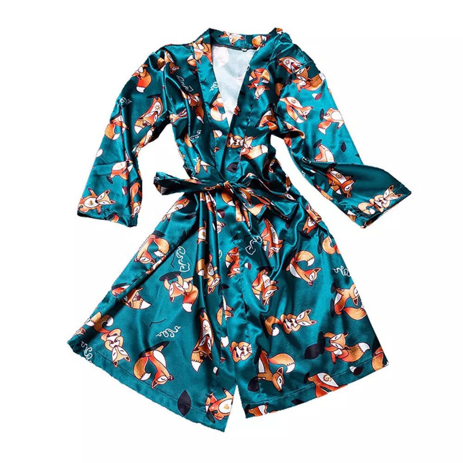 Fox Pattern Robes women kimono cover ups for girls Etsy