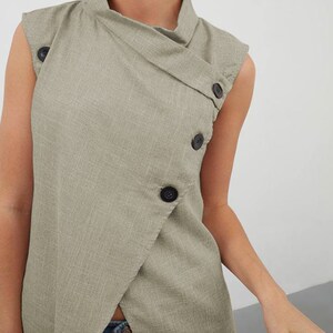 Asymmetric Vest Available in 5 Colors Fashion Vest - Etsy